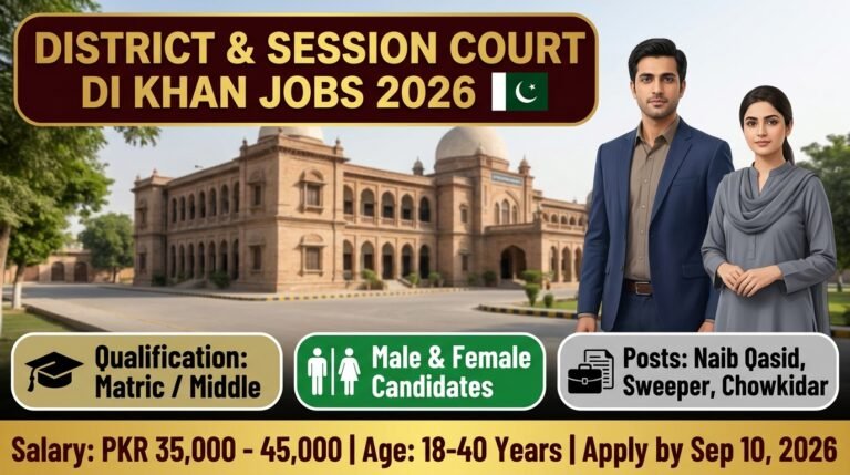 District and Session Court DI Khan Jobs