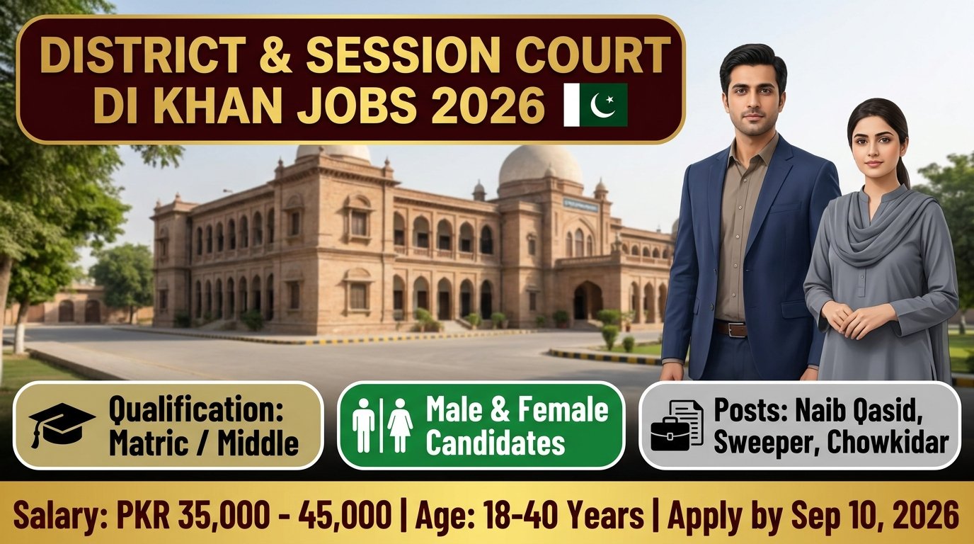 District and Session Court DI Khan Jobs
